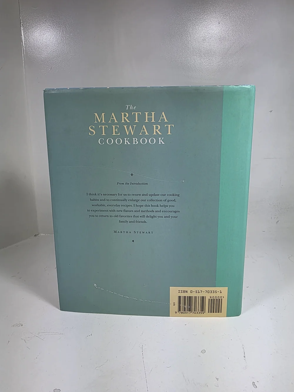 Martha Stewart Cookbook - Green Cover